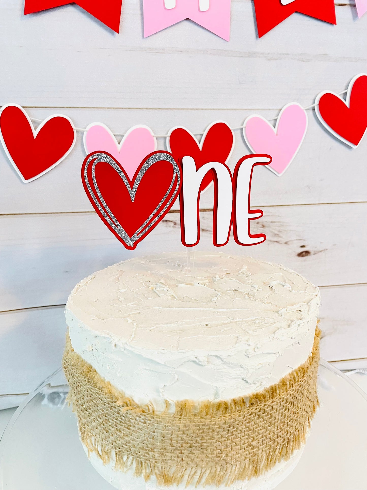 Heart Cake Topper