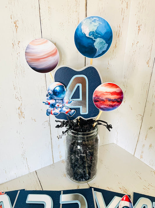 Outer Space Centerpieces