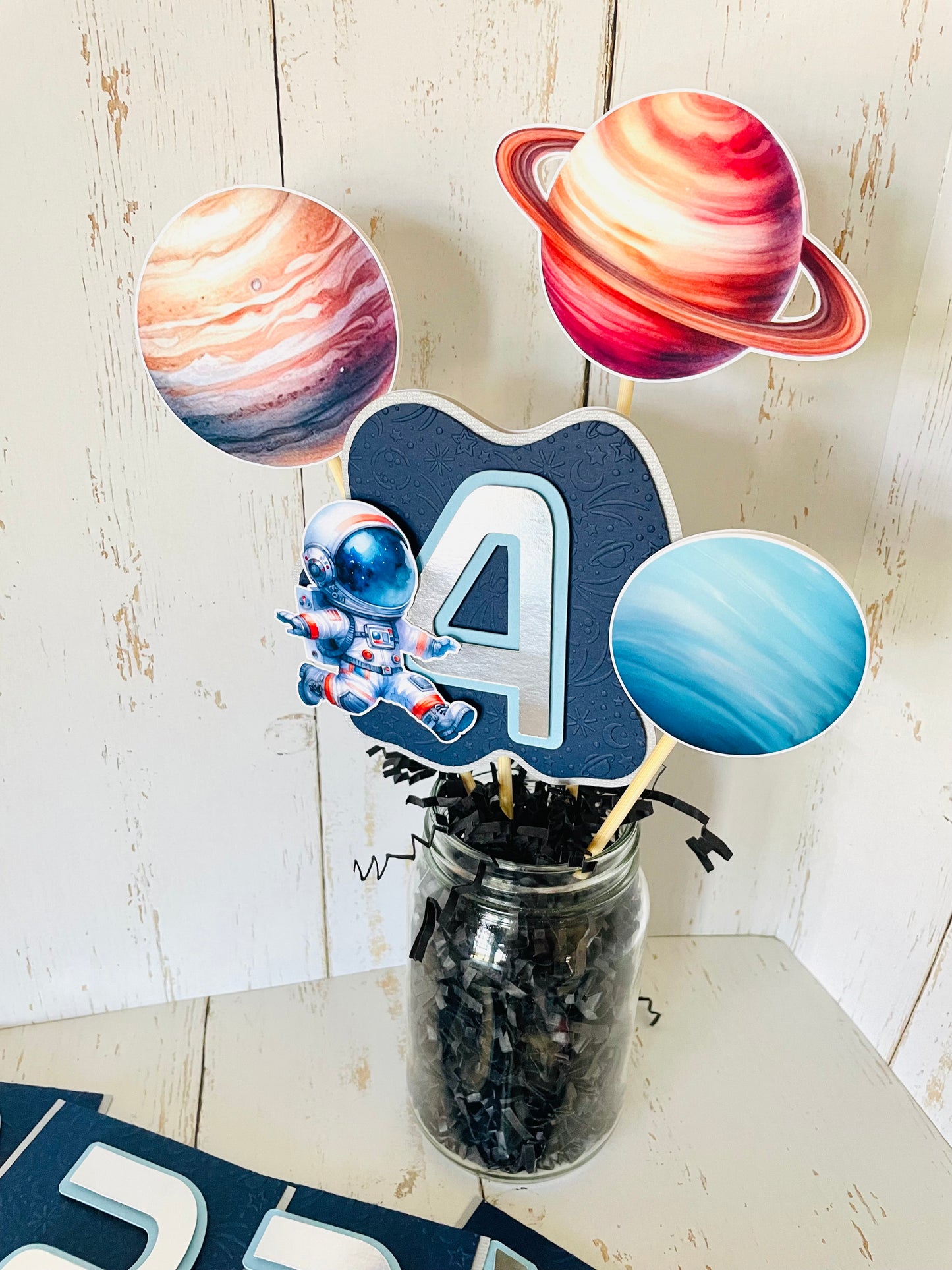 Outer Space Centerpieces