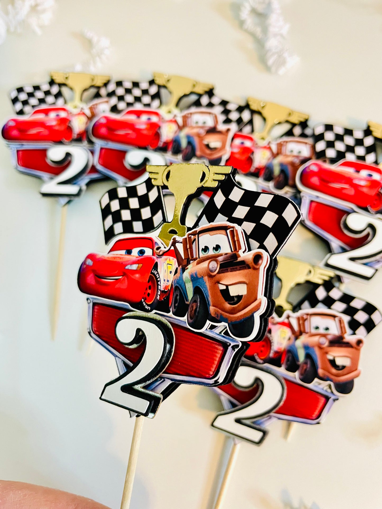 Cars Cupcake Toppers