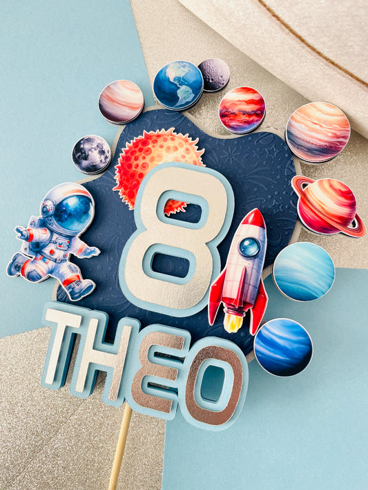 Outer Space Cake Topper