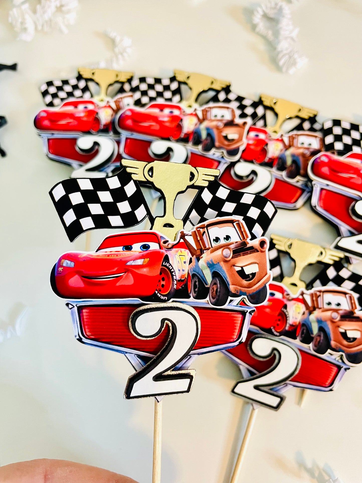 Cars Cupcake Toppers