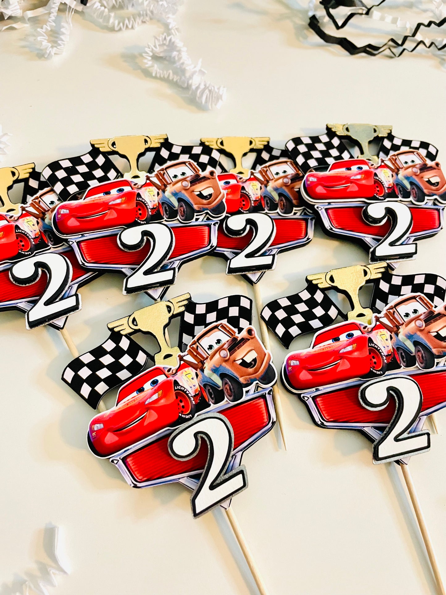 Cars Cupcake Toppers