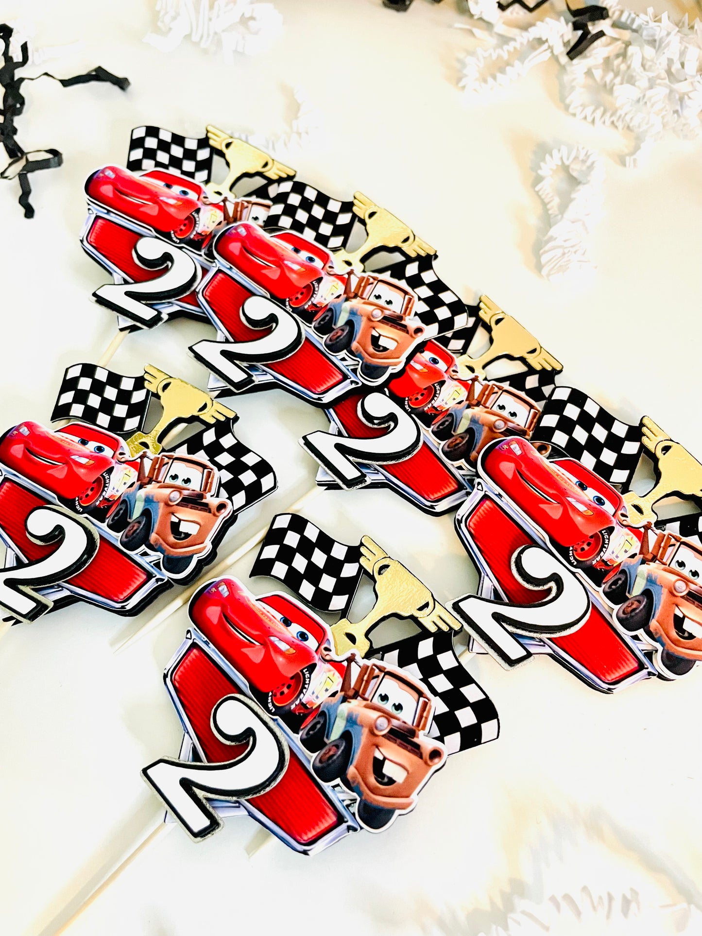 Cars Cupcake Toppers