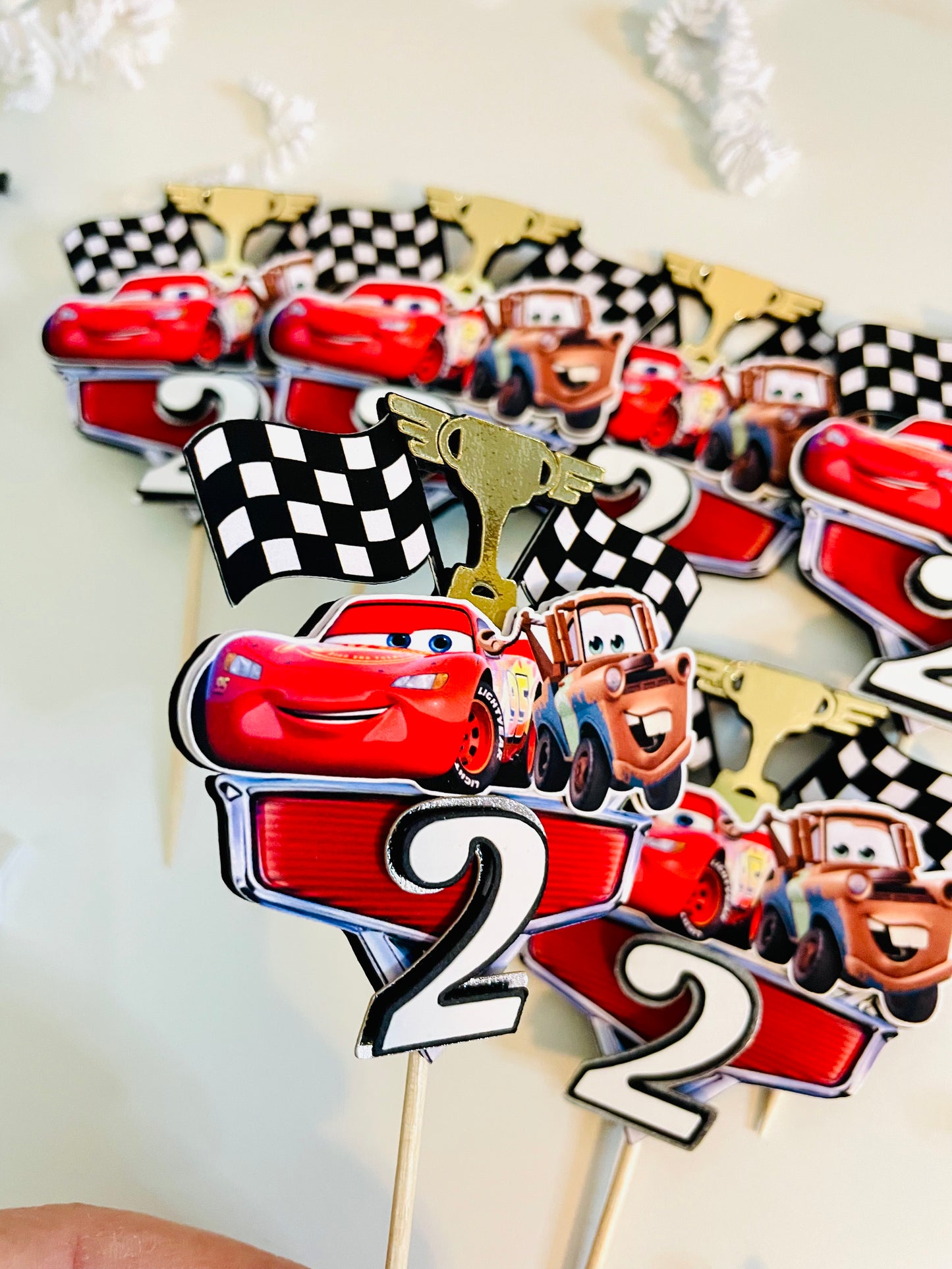 Cars Cupcake Toppers