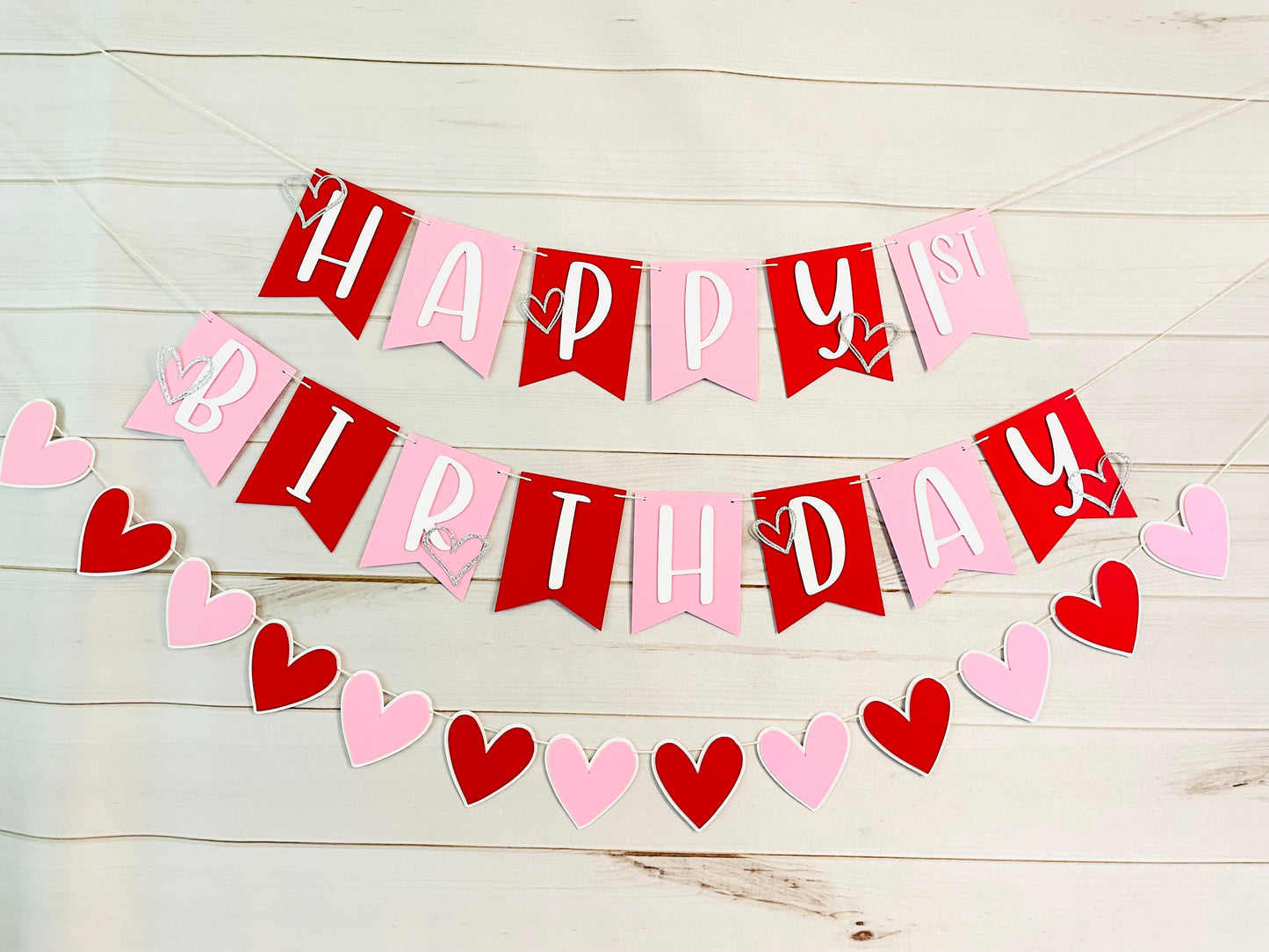 Heart Birthday Banner