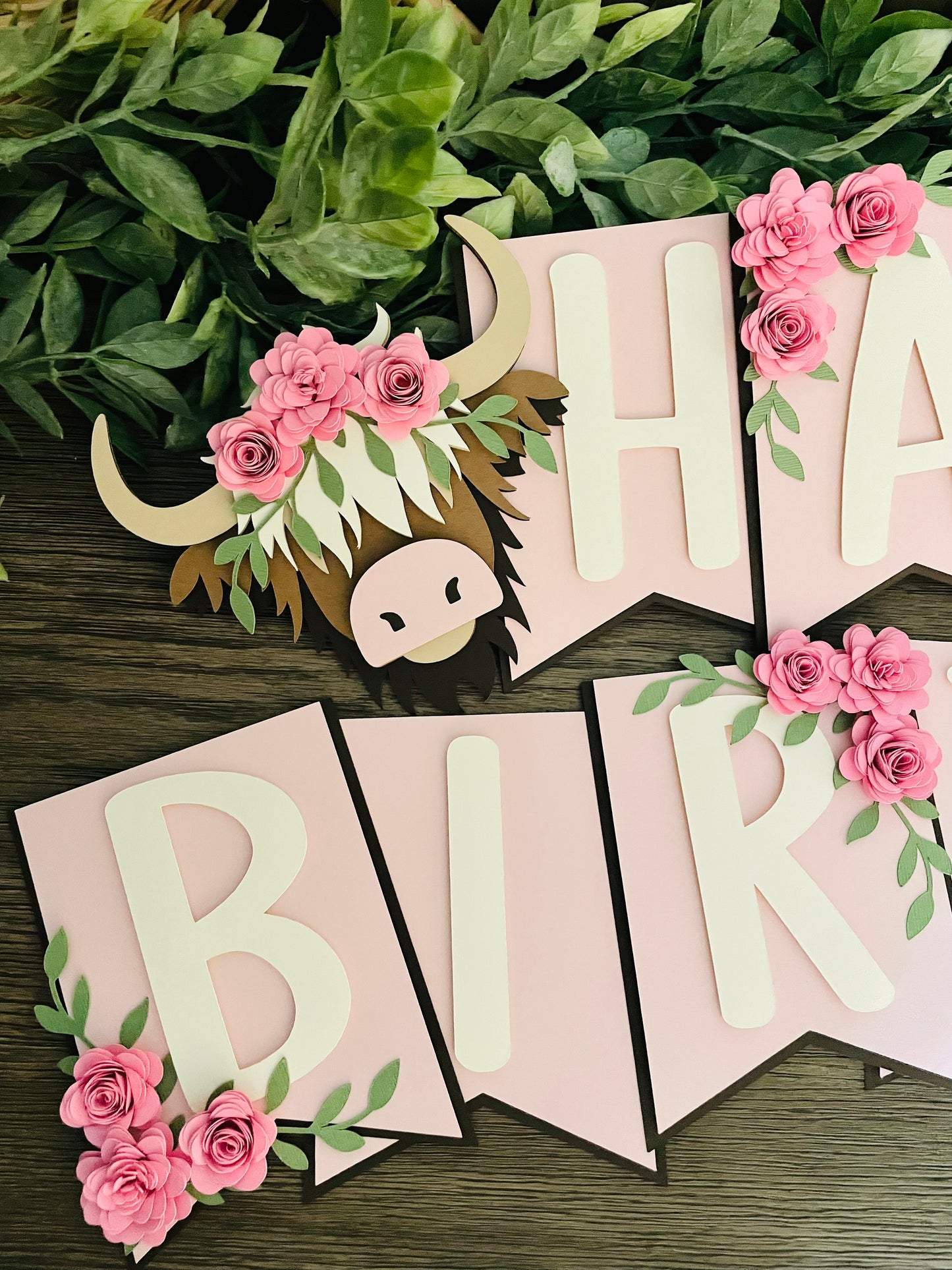 Highland Cow Cupcake Toppers
