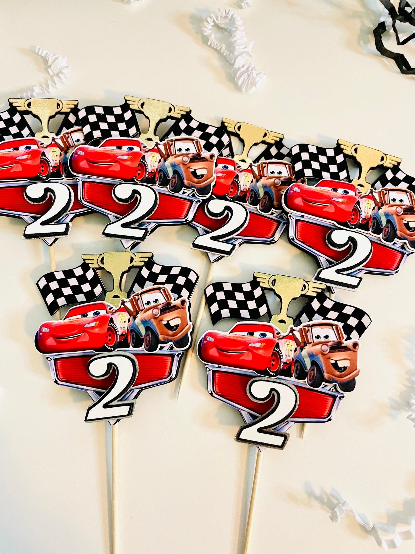 Cars Cupcake Toppers