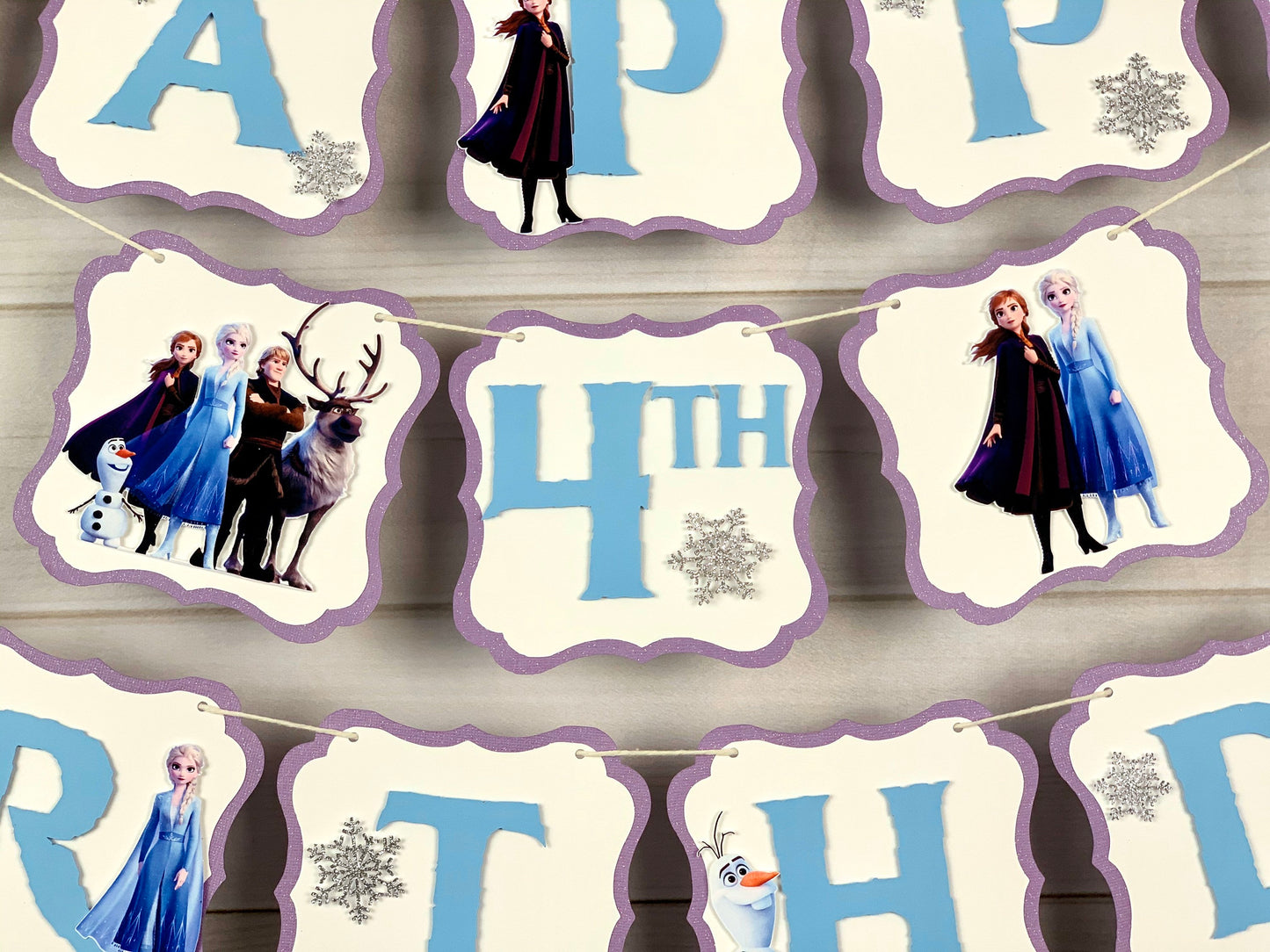 Frozen Birthday Banner