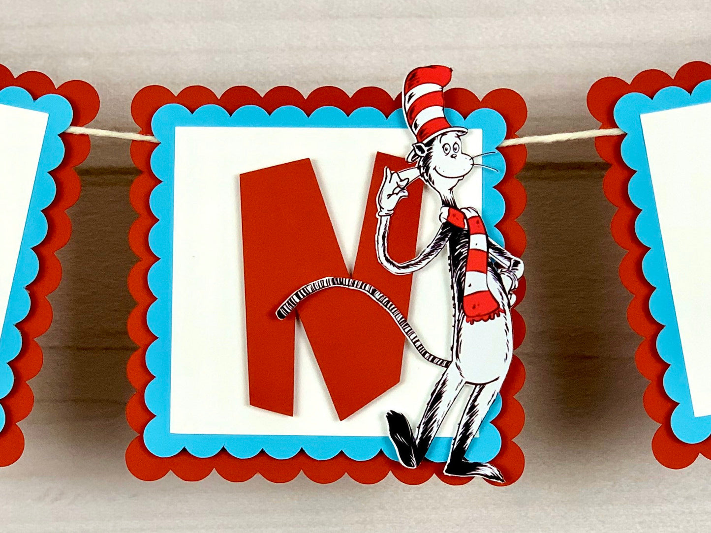 Cat in the Hat Banner - High Chair