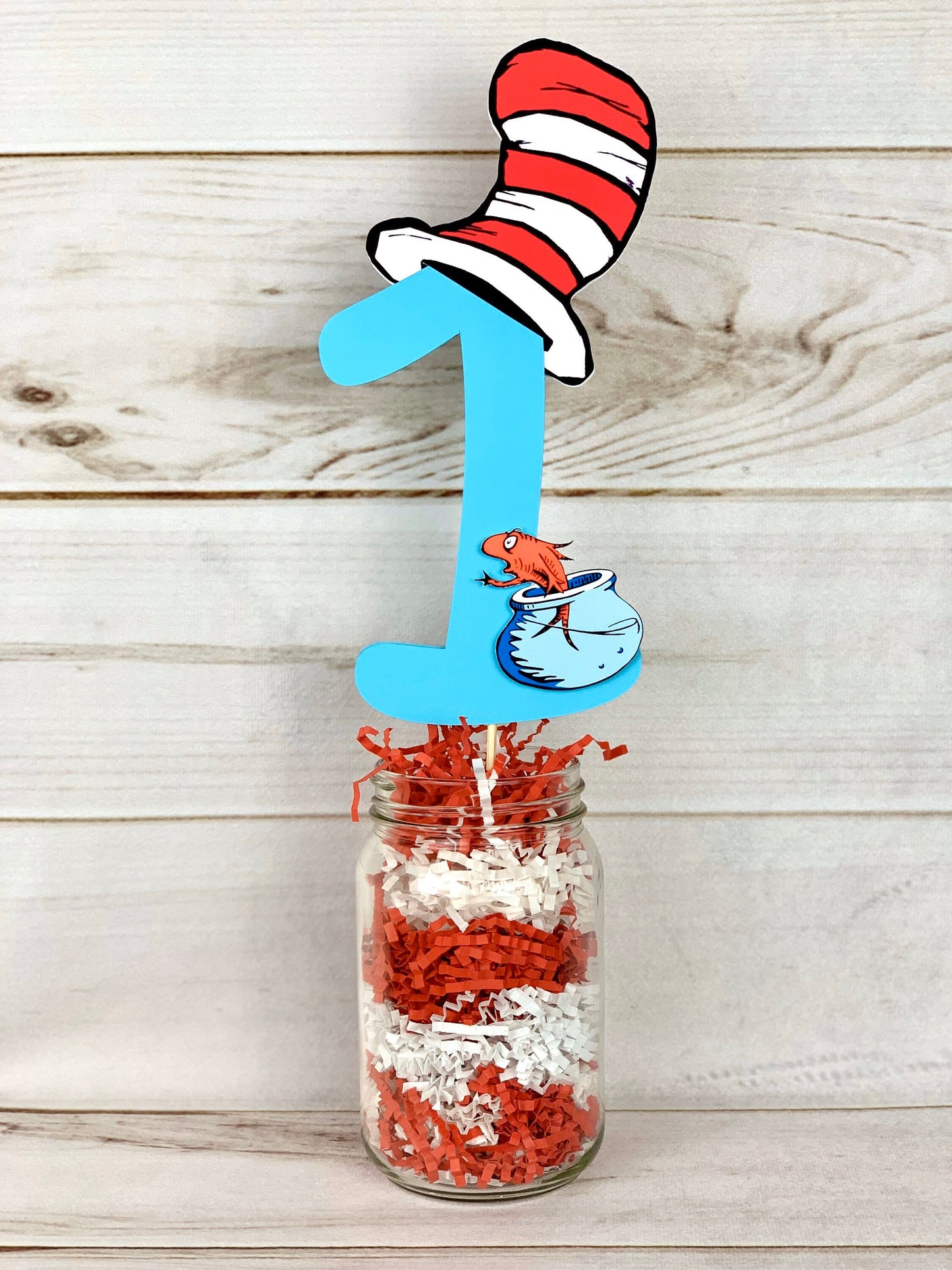 Cat in the Hat Birthday Banner