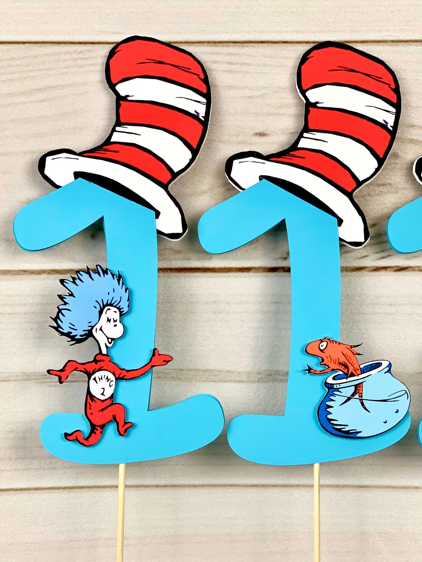 Cat in the Hat Birthday Banner