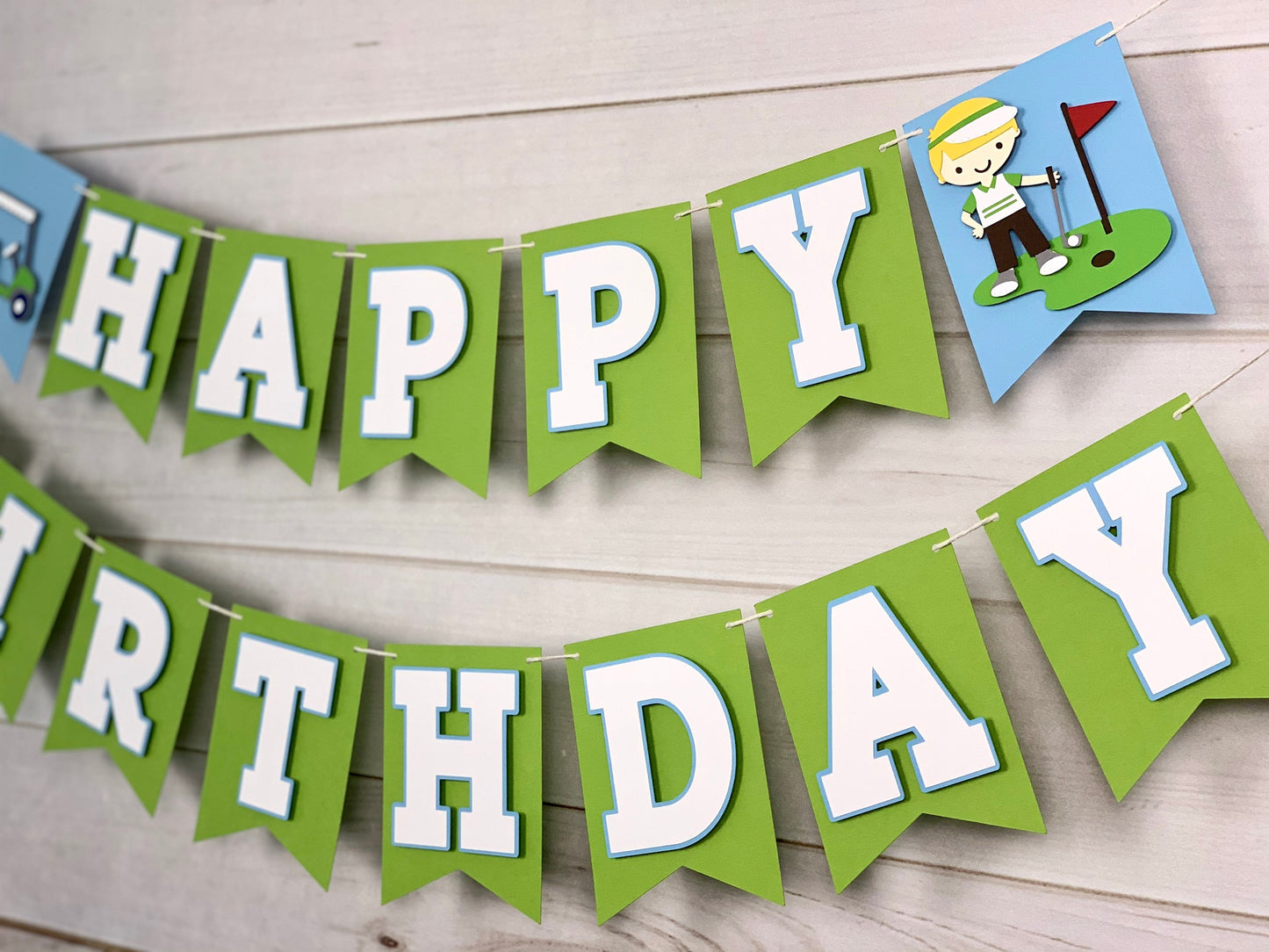 Golf Birthday Banner