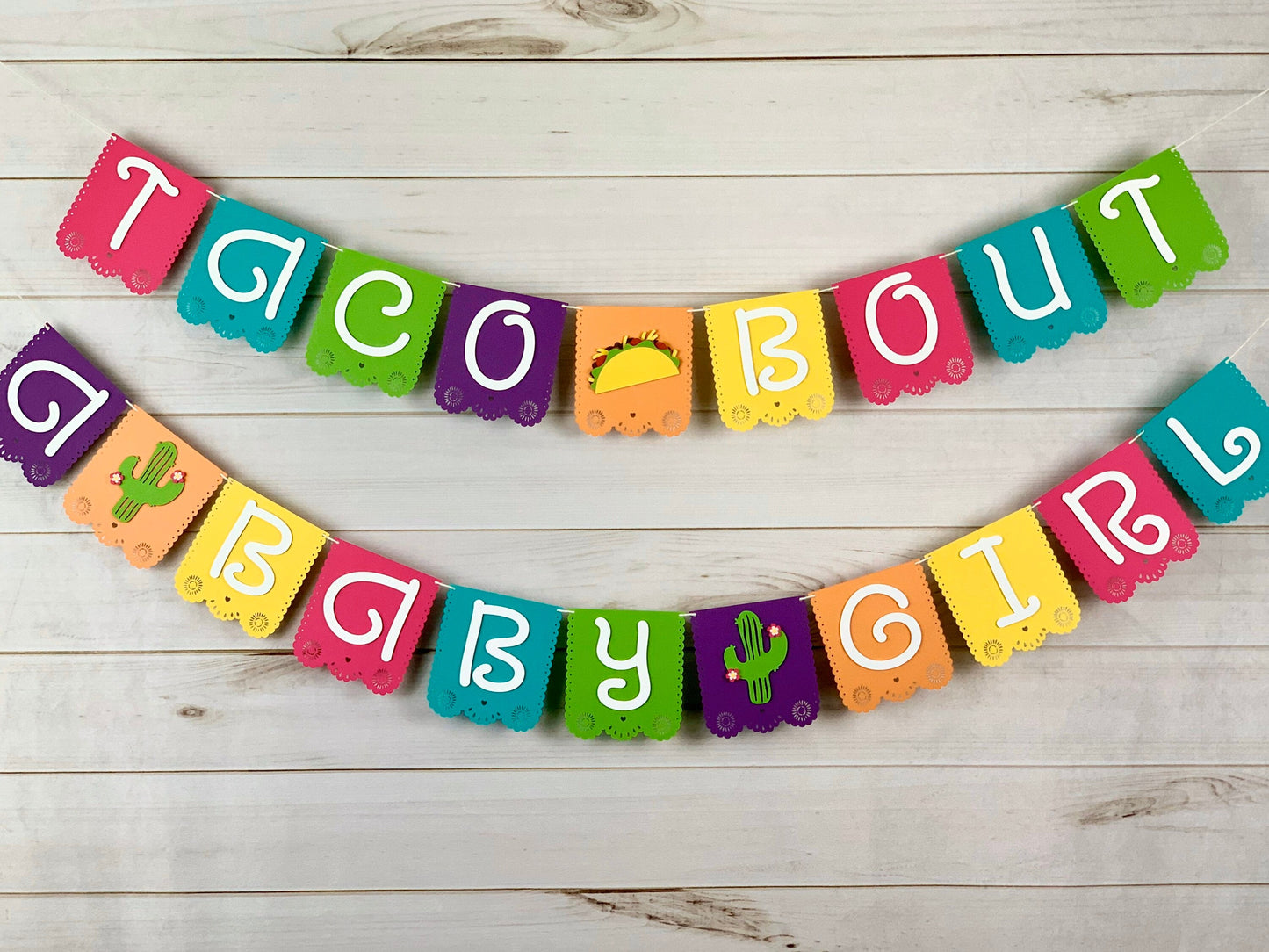 Taco Bout A Baby Gender Reveal Banner