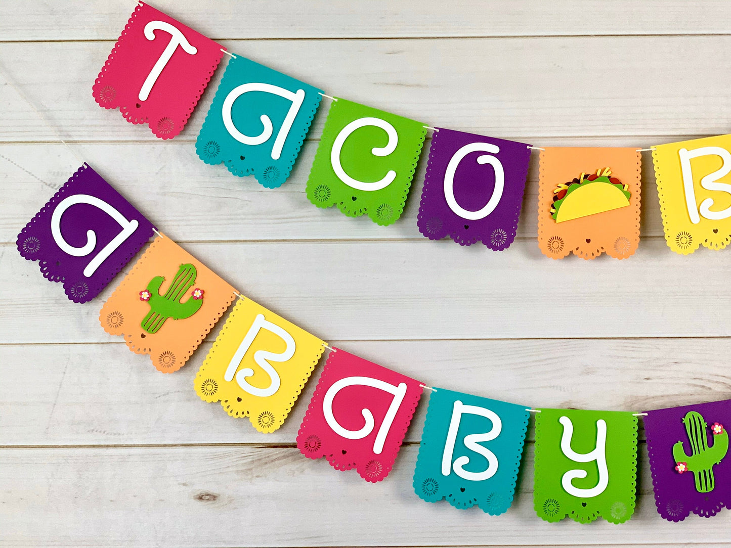 Taco Bout A Baby Gender Reveal Banner