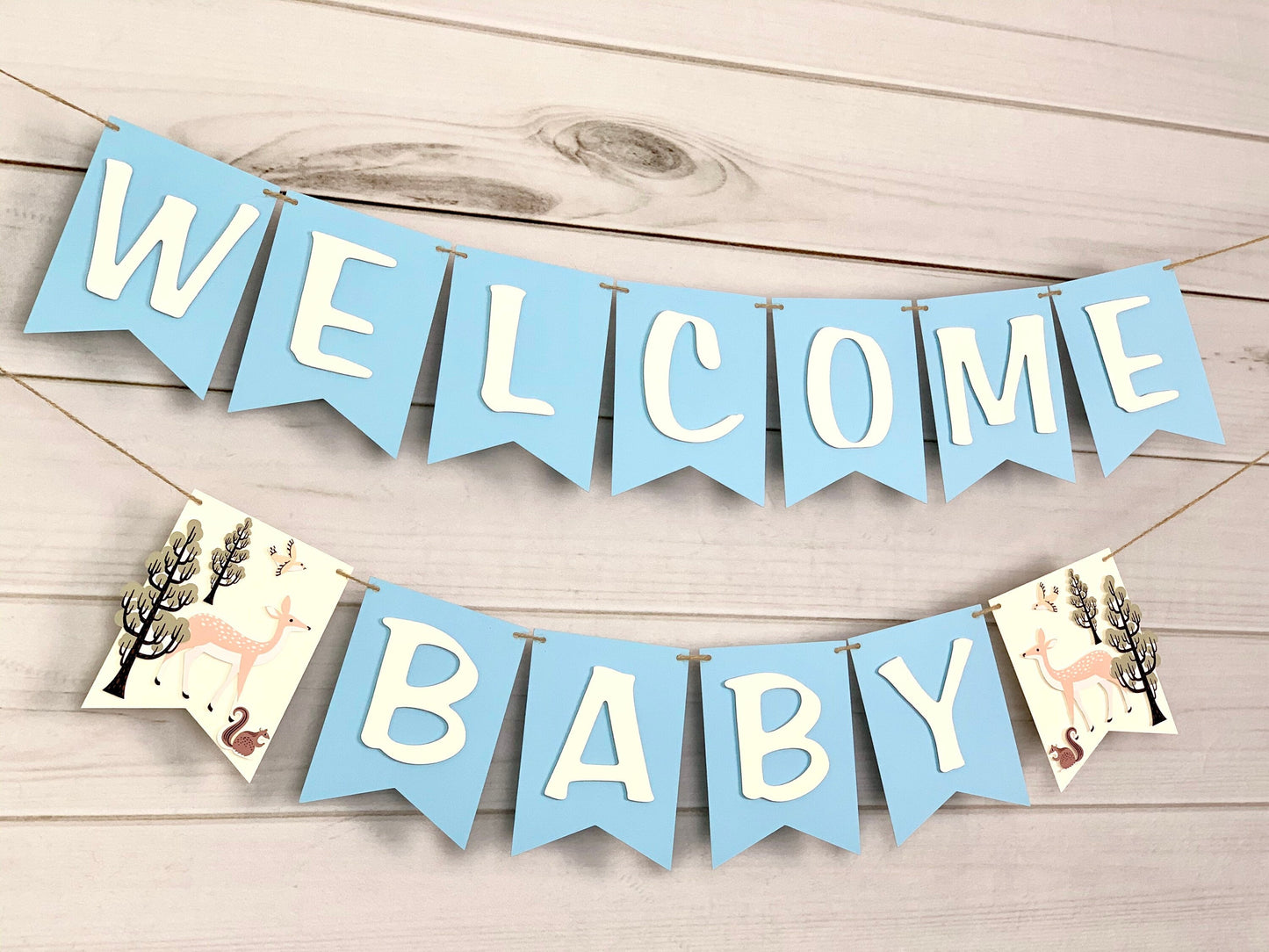 Woodland Baby Banner