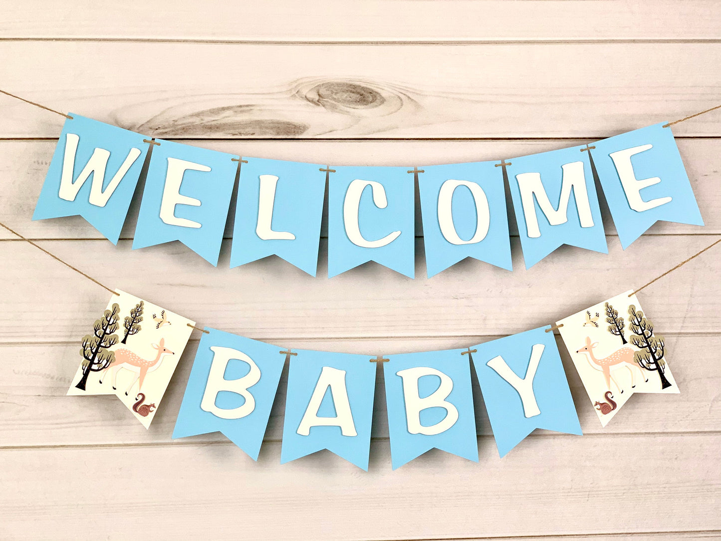 Woodland Baby Banner