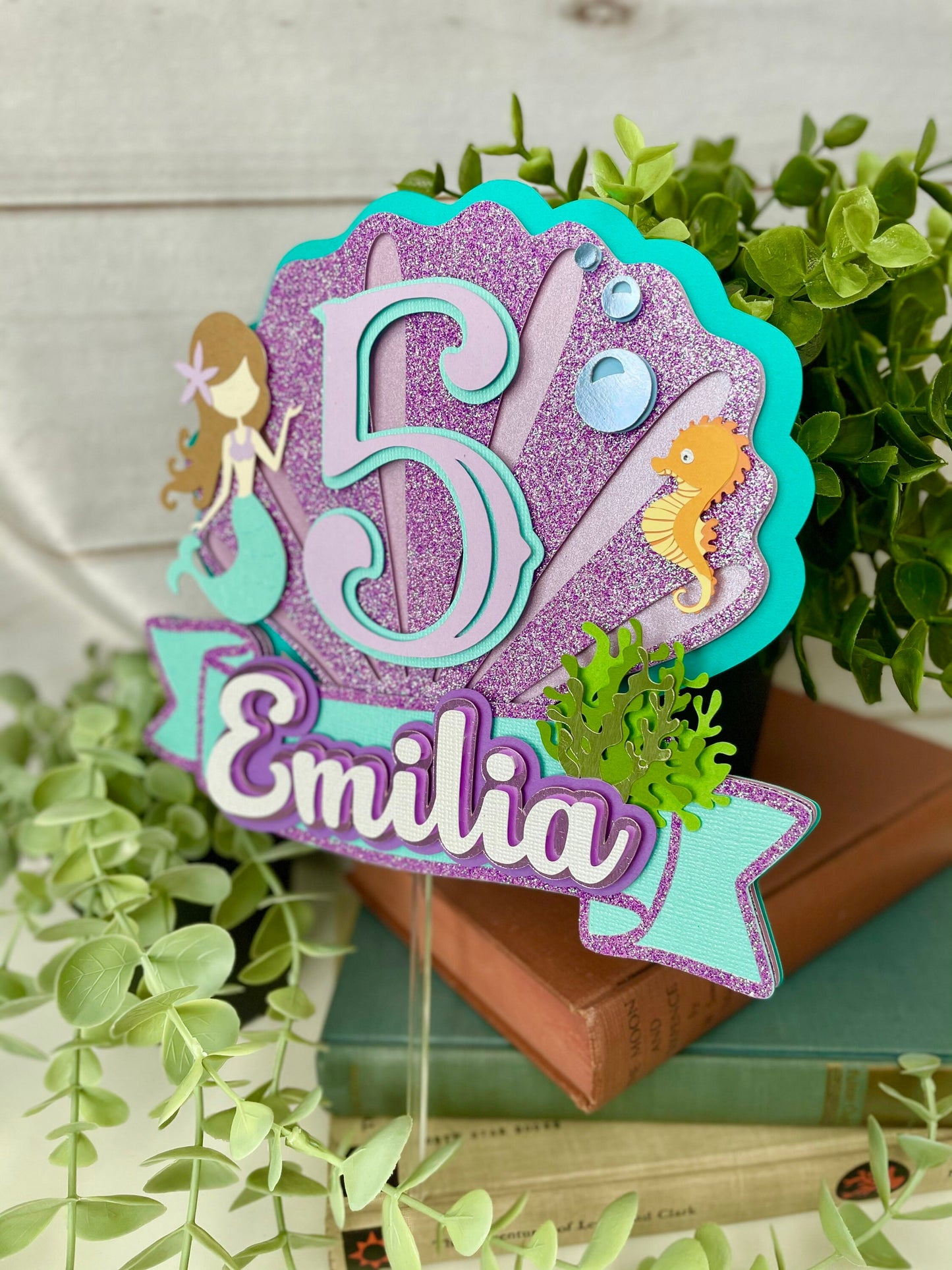 Mermaid Cake Topper