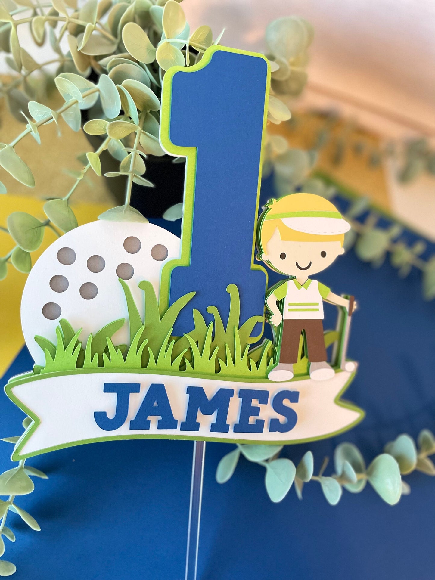 Golf Cake Topper