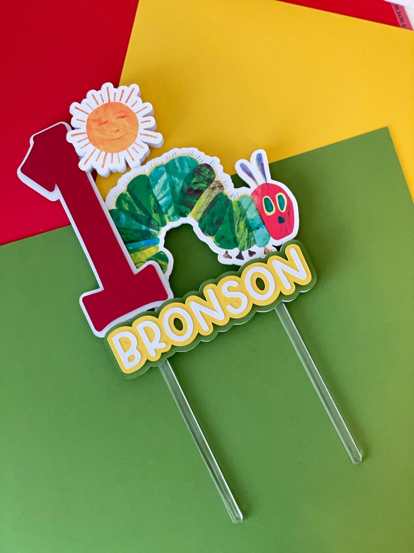 Hungry Caterpillar Cake Topper