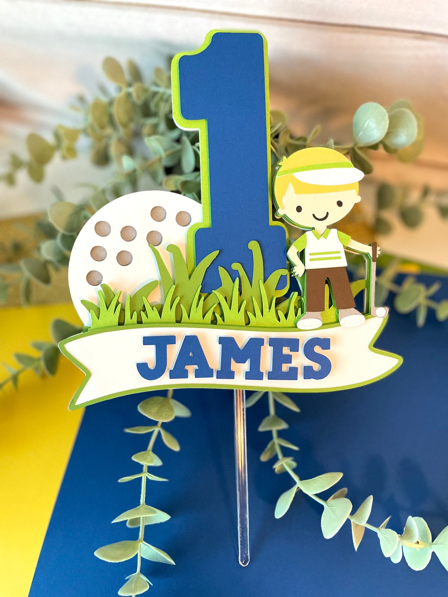 Golf Cake Topper