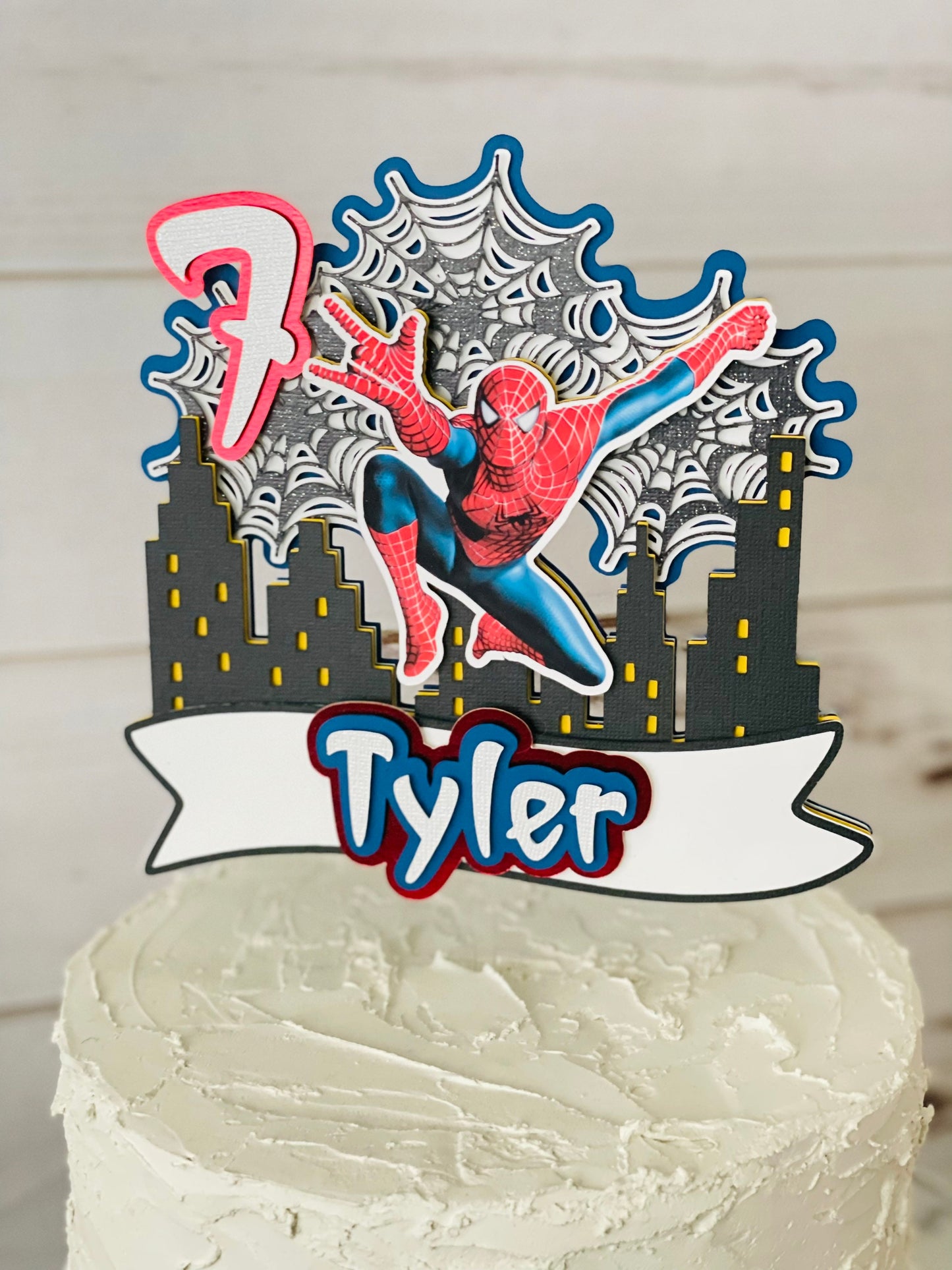 Spiderman Cake Topper