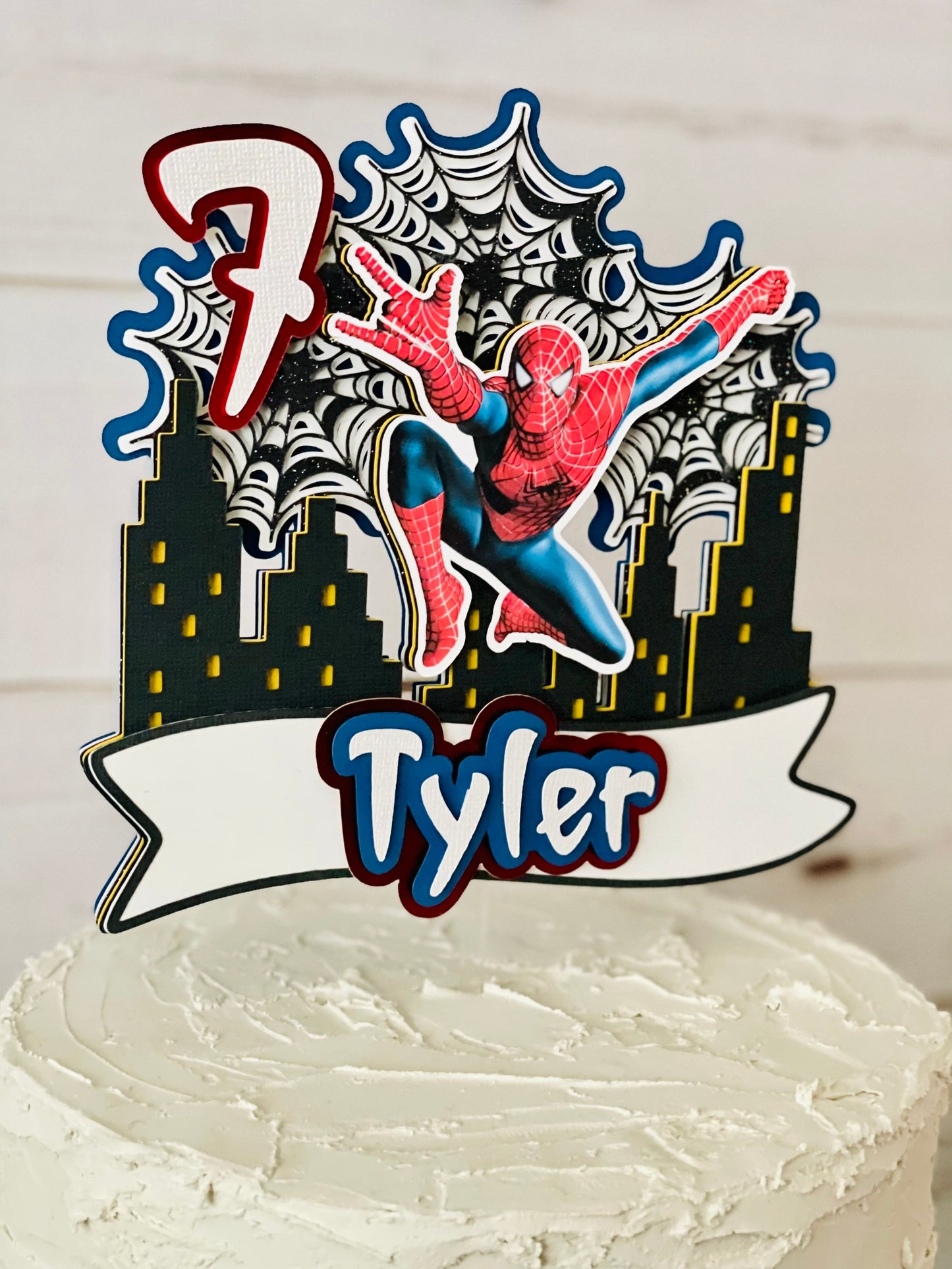 Spiderman Cake Topper