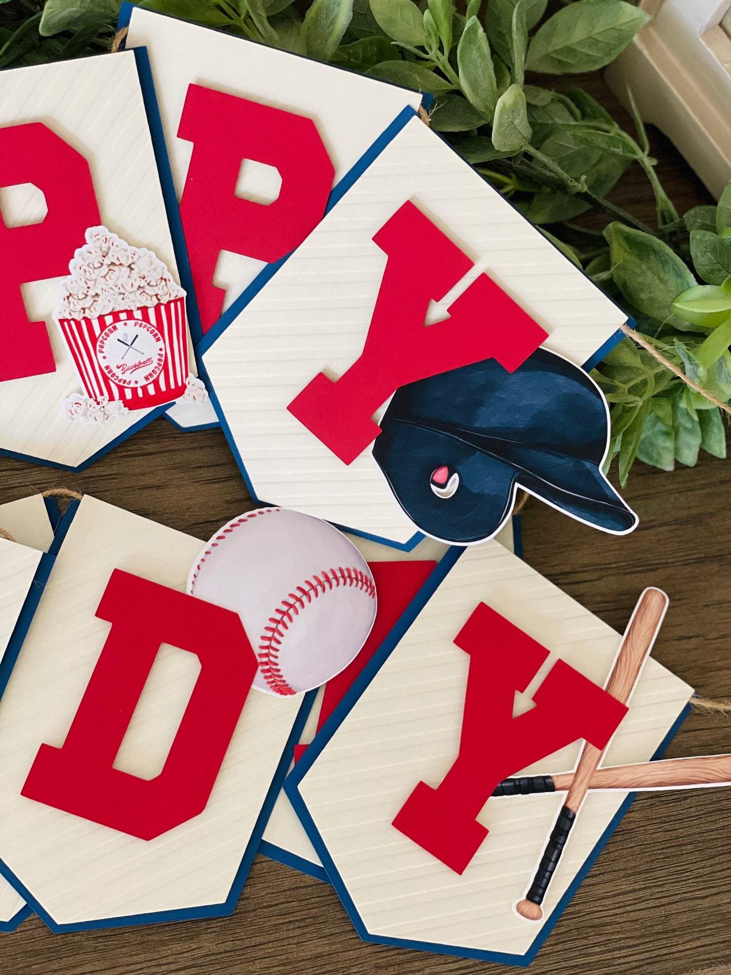 Baseball Birthday Banner