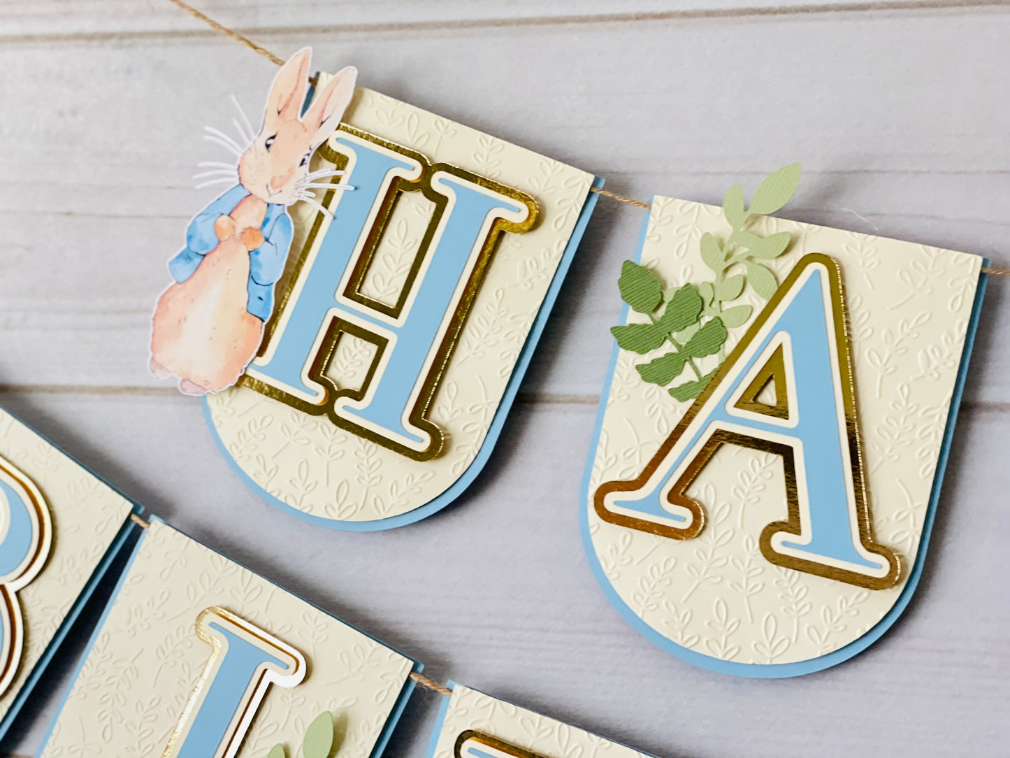 Peter Rabbit Cake Topper