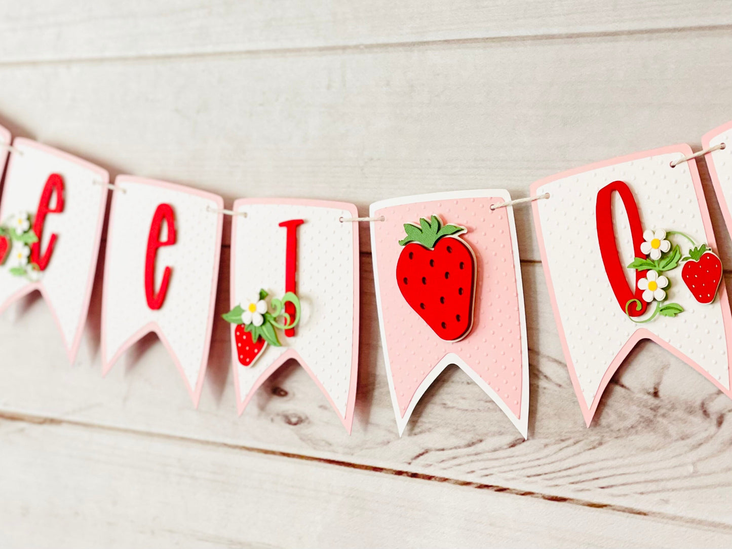 Strawberry Cake Topper