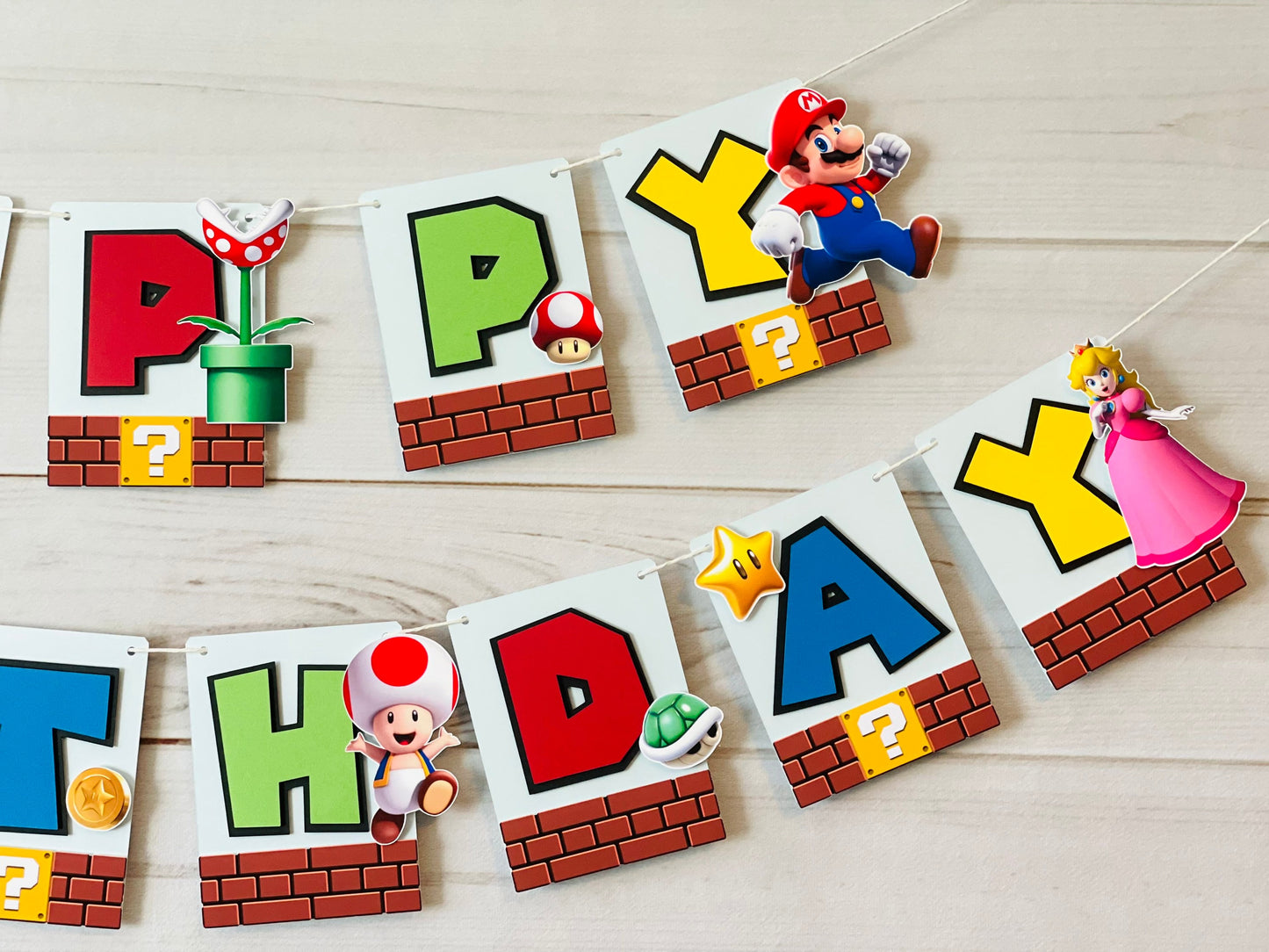 Super Mario Cake Topper