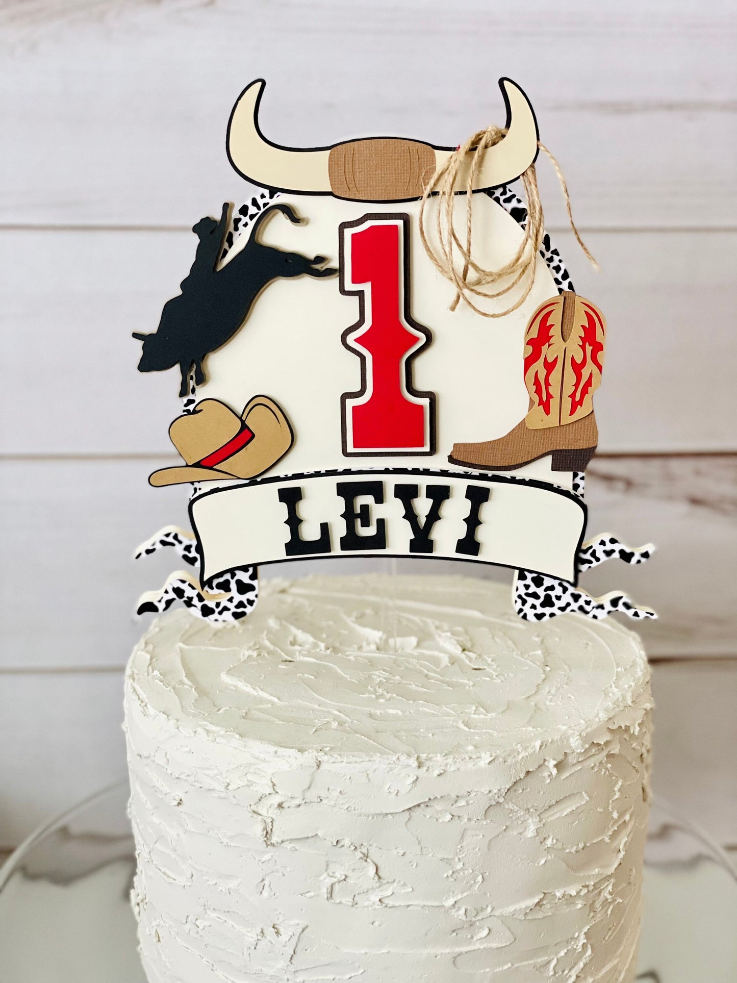 Rodeo Cake Topper