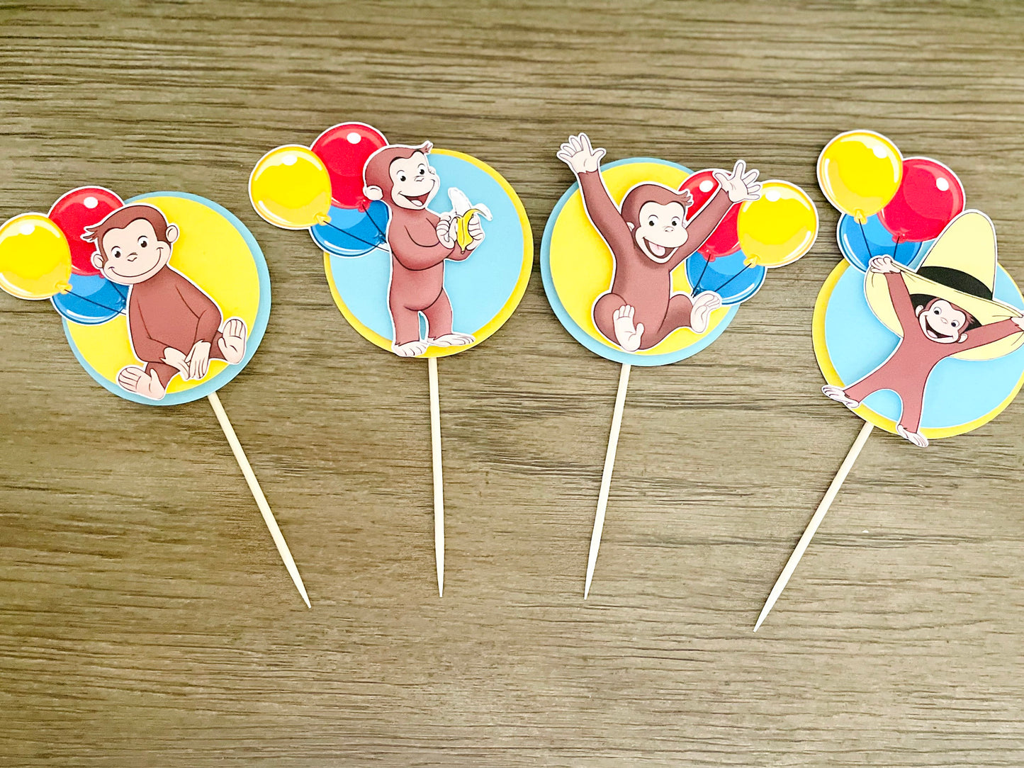 Curious George Cake Topper