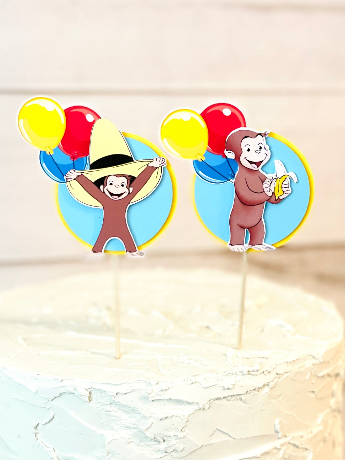 Curious George Cake Topper