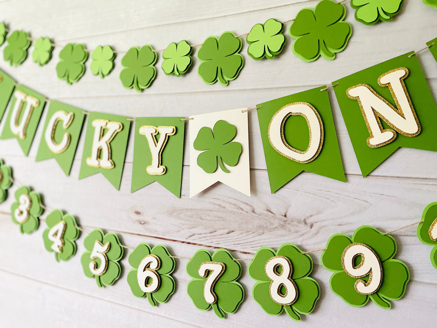 Shamrock Cupcake Toppers