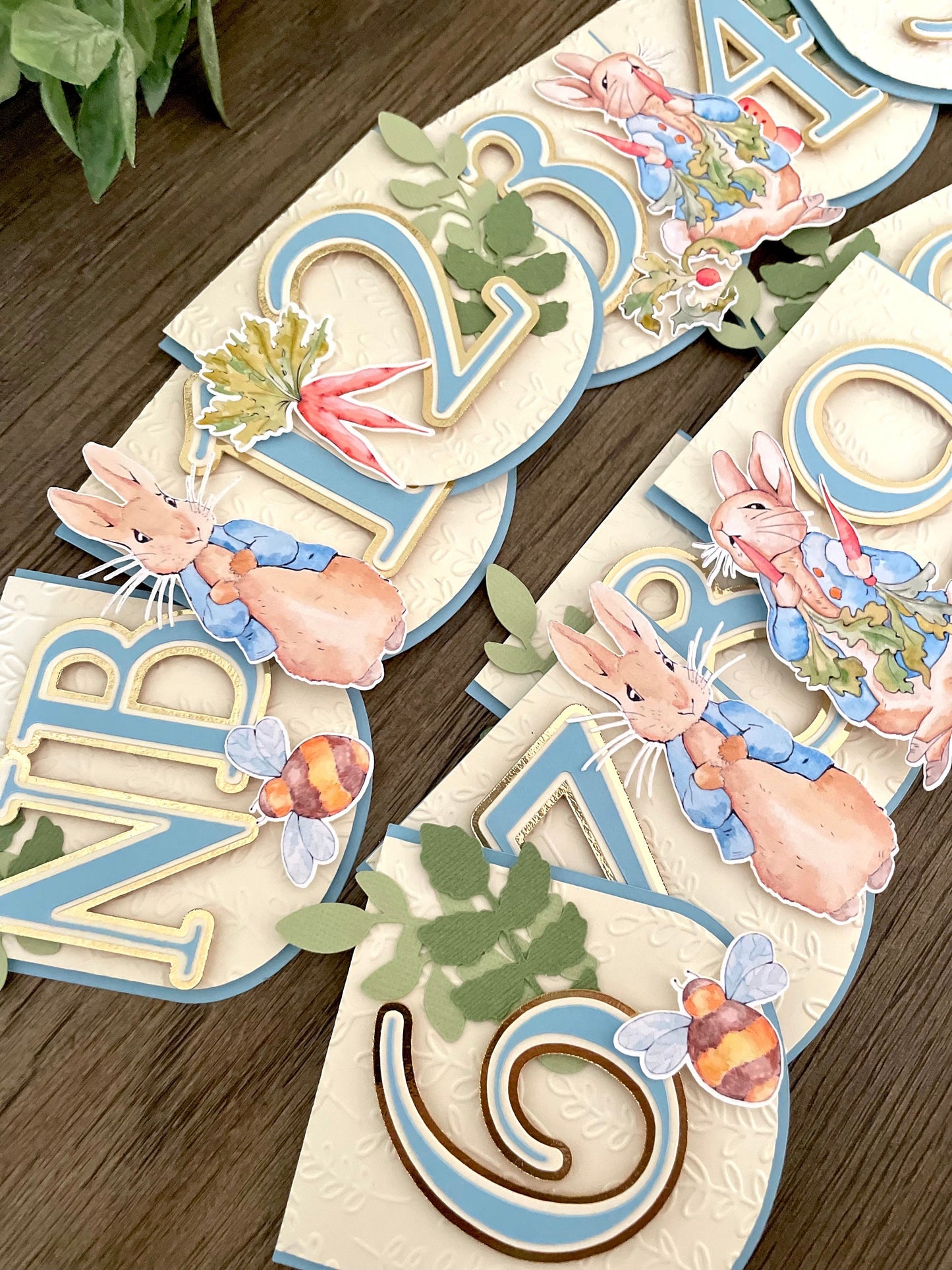 Peter Rabbit Cupcake Toppers