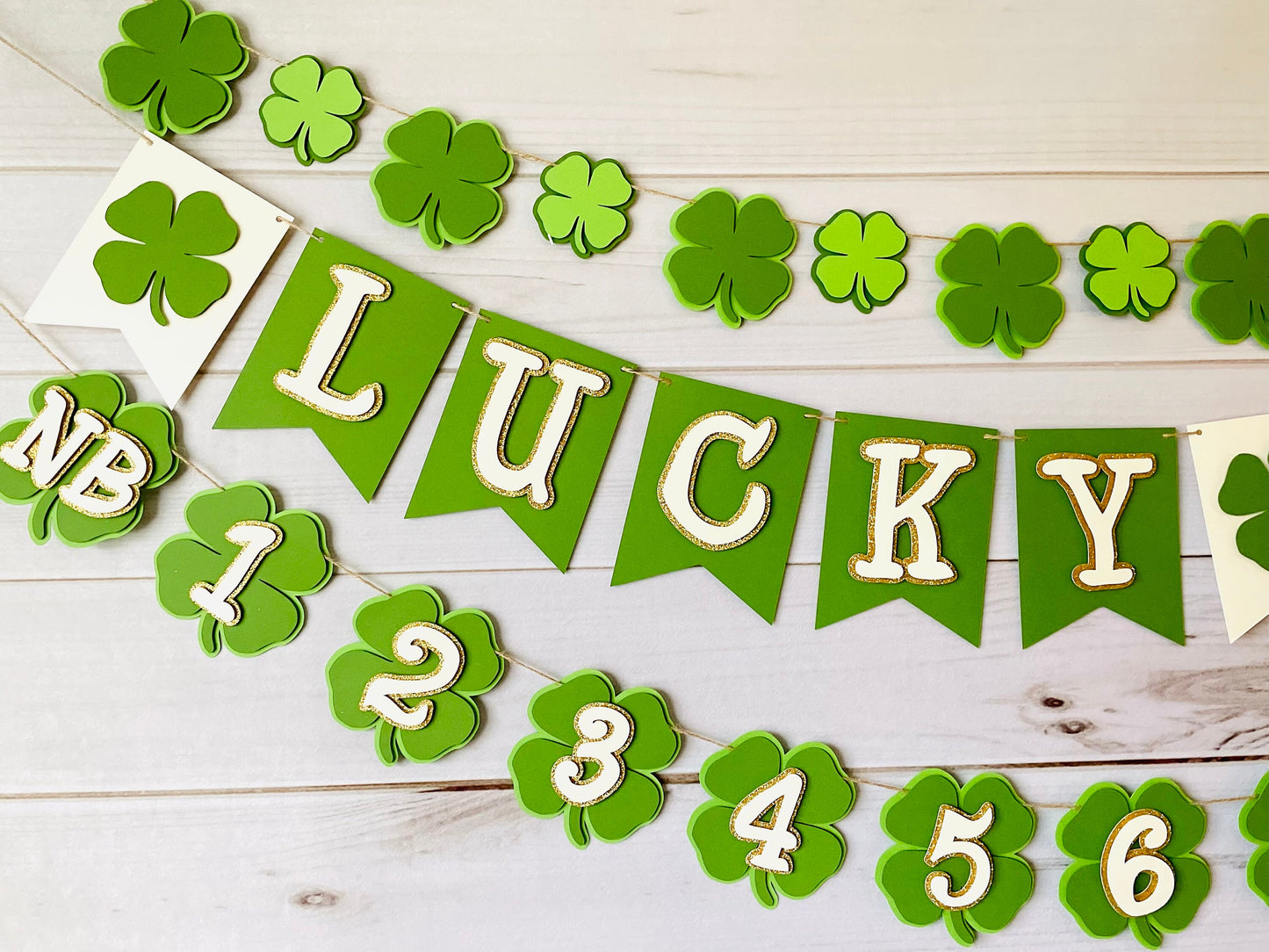 Shamrock Cupcake Toppers