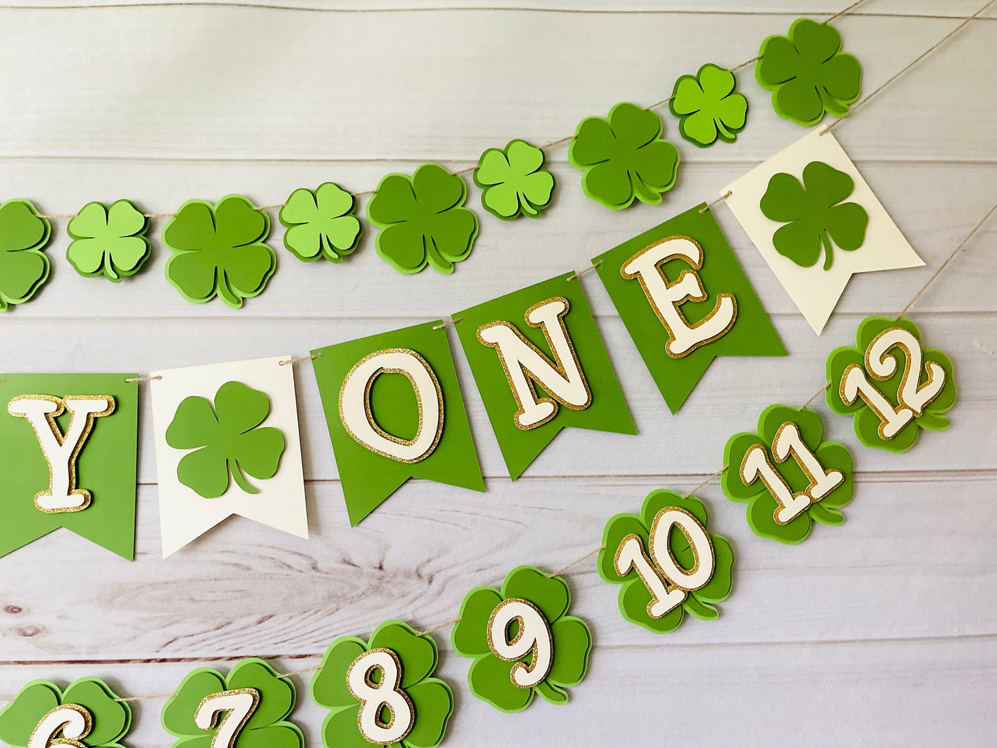 Shamrock Cupcake Toppers