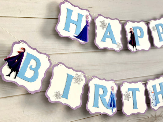 Frozen Birthday Banner