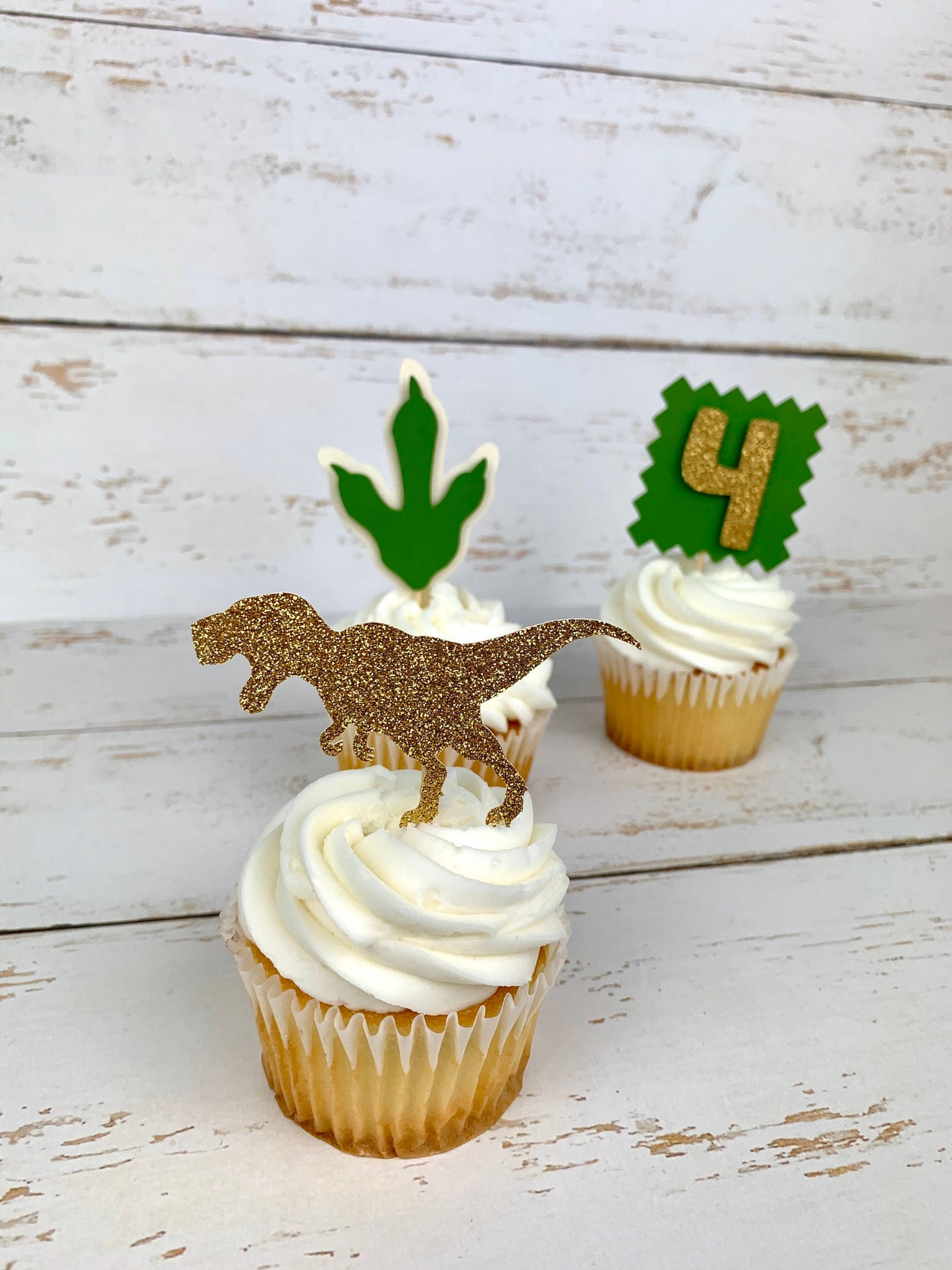 Dinosaur Cupcake Toppers