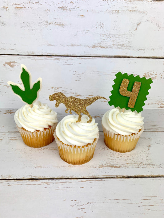 Dinosaur Cupcake Toppers