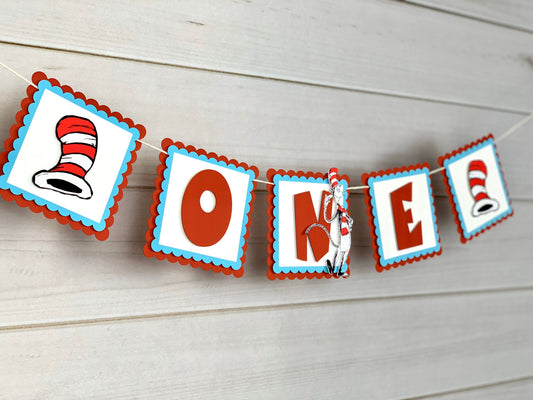 Cat in the Hat Banner - High Chair