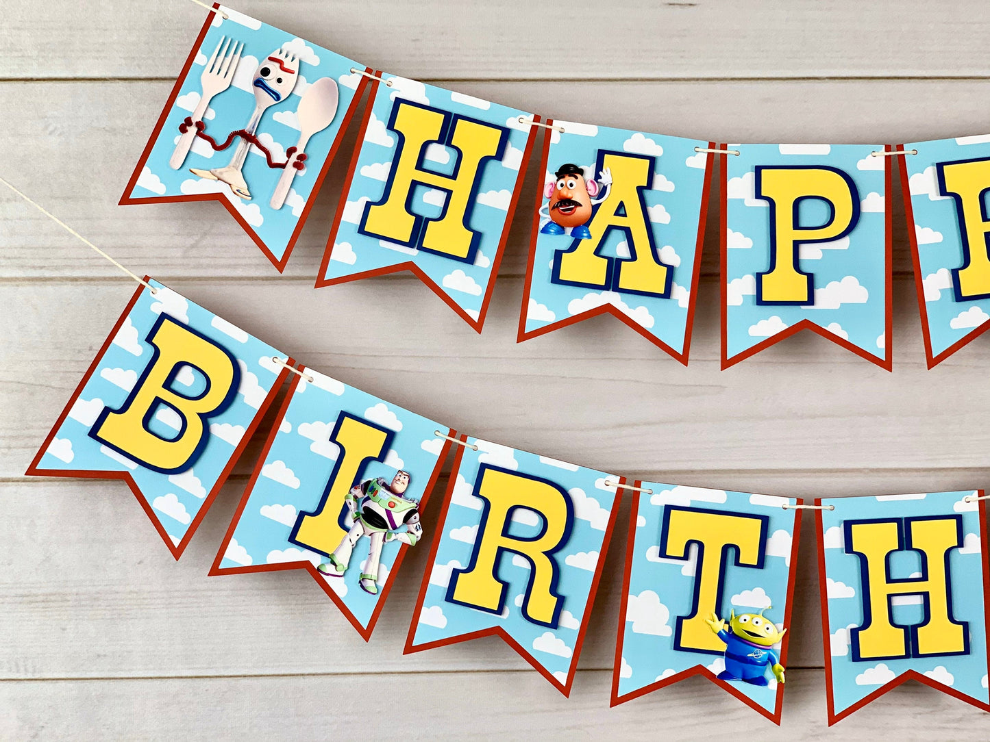 Toy Story Birthday Banner