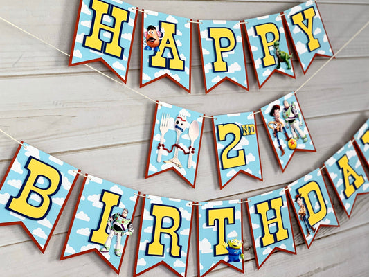 Toy Story Birthday Banner