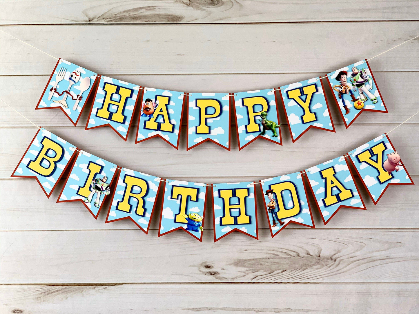 Toy Story Birthday Banner