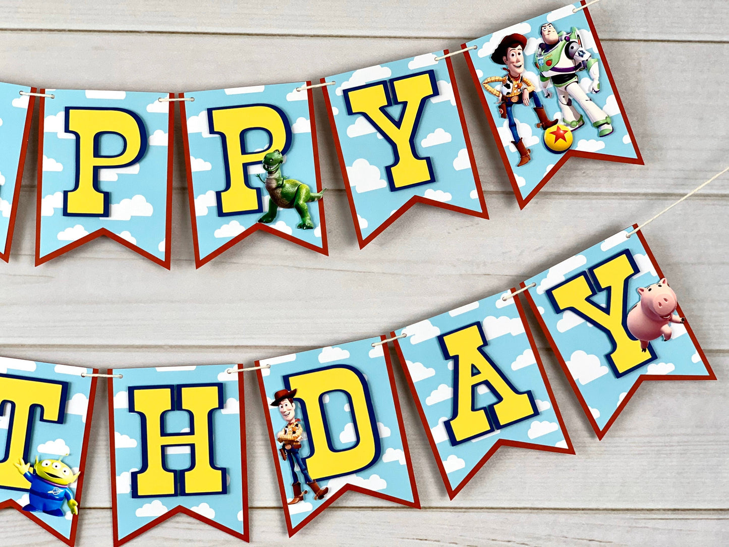 Toy Story Birthday Banner