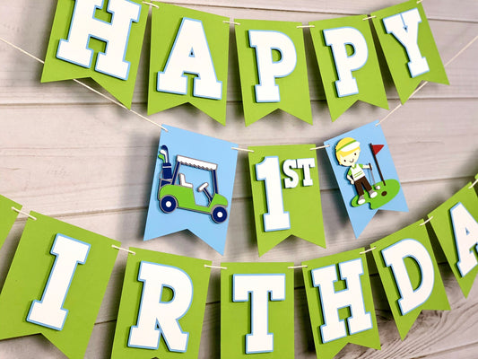 Golf Birthday Banner