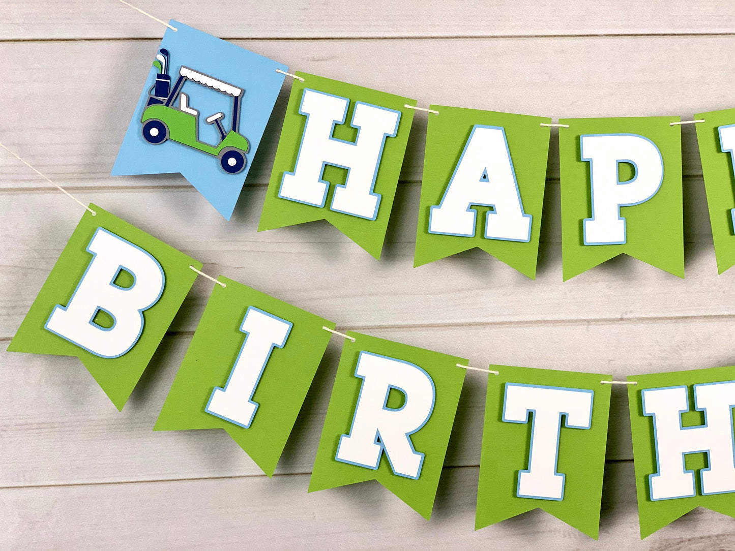 Golf Birthday Banner