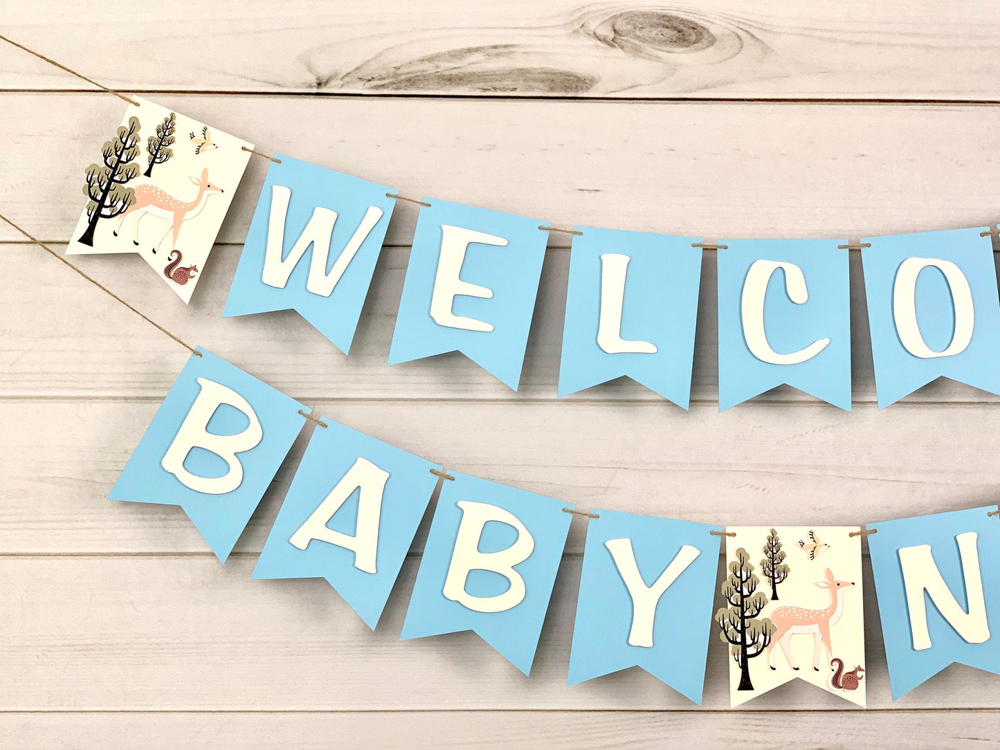 Woodland Baby Banner