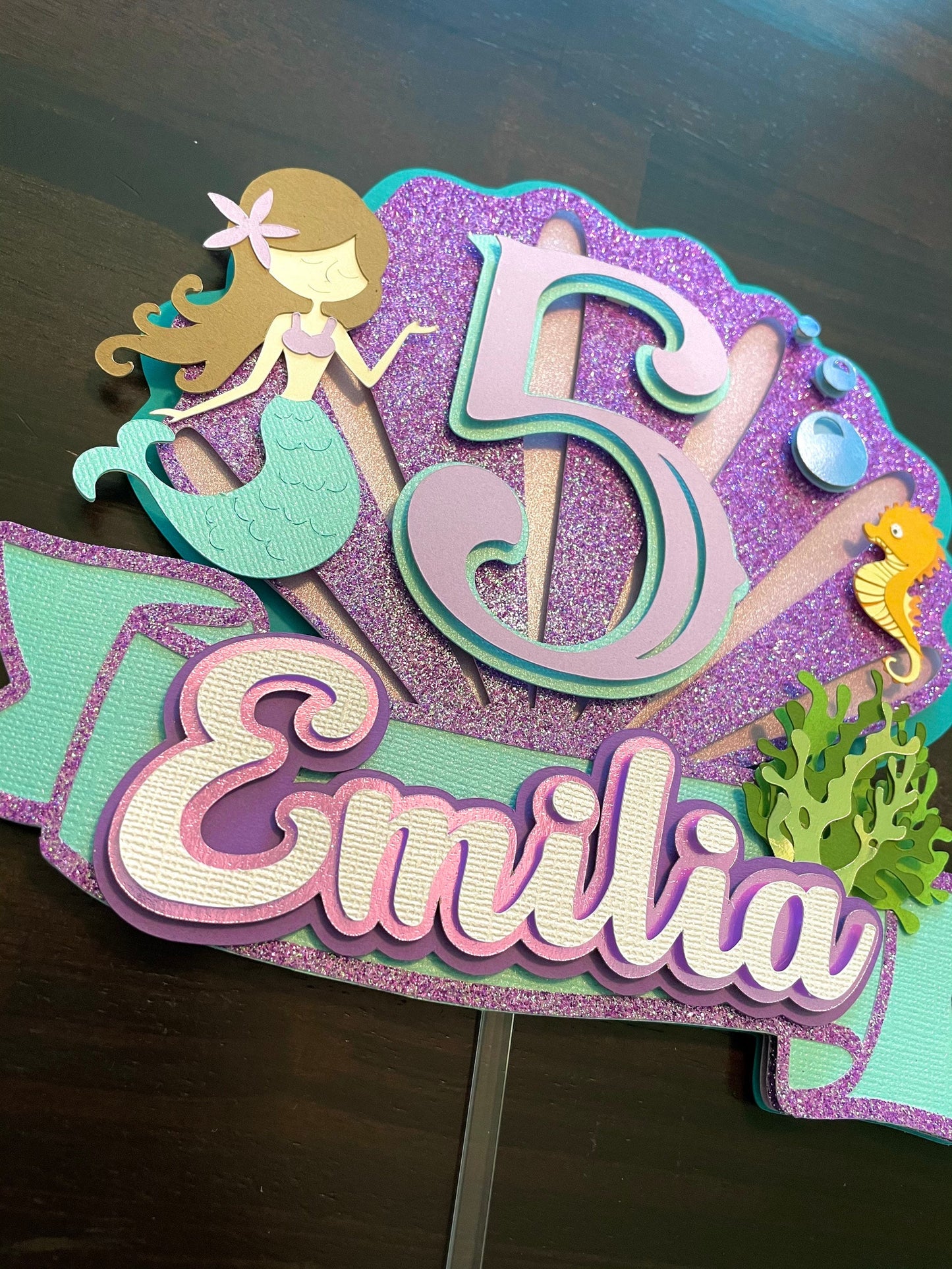 Mermaid Cake Topper